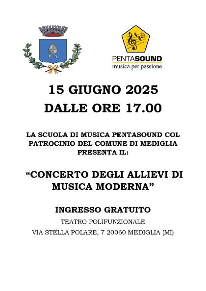 🎤 Concerto degli Allievi di Musica Moderna 🎤 Concerto degli Allievi di Musica Moderna