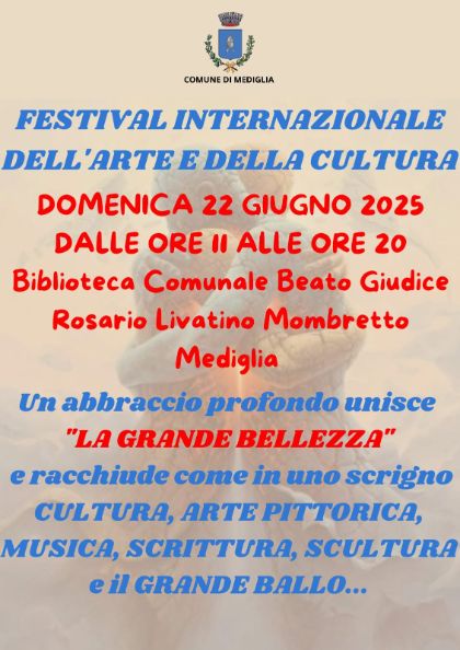 Festival Internazionale dell'Arte e della Cultura Festival Internazionale dell'Arte e della Cultura