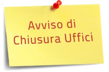 Chiusura al pubblico Sportello Servizi Demografici