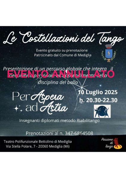 LE COSTELLAZIONI DEL TANGO 💃 LE COSTELLAZIONI DEL TANGO 💃