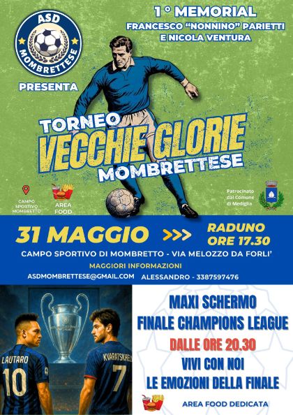 Torneo “Vecchie Glorie Mombrettese”⚽