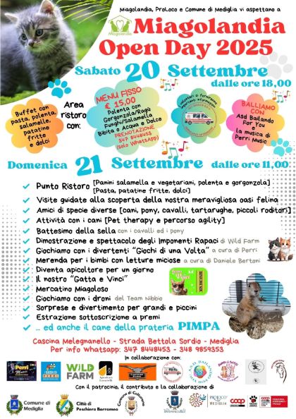 OPEN DAY MIAGOLANDIA 2025 OPEN DAY MIAGOLANDIA 2025