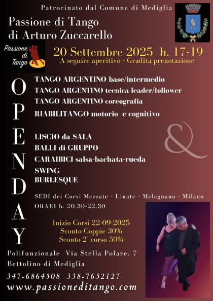 🕺Open Day di Tango 💃 🕺Open Day di Tango 💃