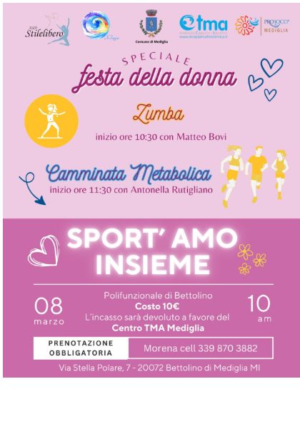 💖 SPORT’ AMO INSIEME – Speciale Festa della Donna