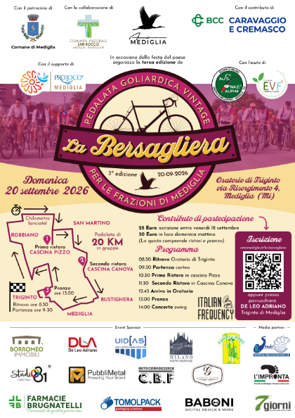 🚲 La Bersagliera – Pedalata goliardica vintage per le frazioni di Mediglia