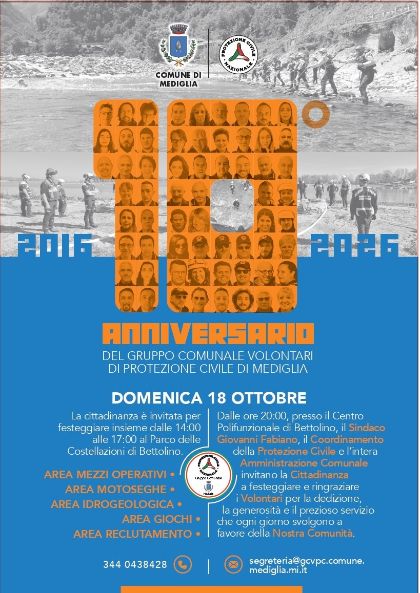 Decimo Anniversario Gruppo Comunale Protezione Civile