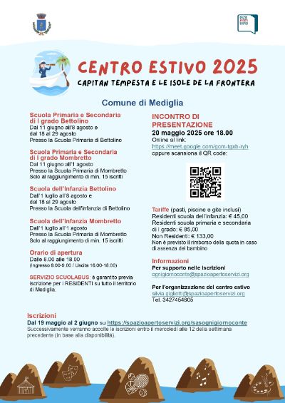 VOLANTINO Centro Estivo 2025 Mediglia
